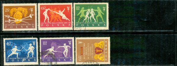 Poland Olympics Lot 3 , 6 stamps