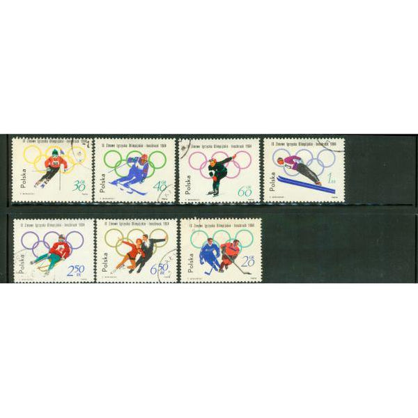 Poland Olympics Lot , 7 stamps