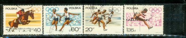 Poland Olympics , 4 stamps