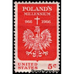 United States of America 1966 Polish Eagle and Cross