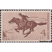 United States of America 1960 Pony Express Rider