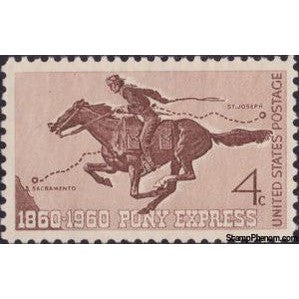 United States of America 1960 Pony Express Rider