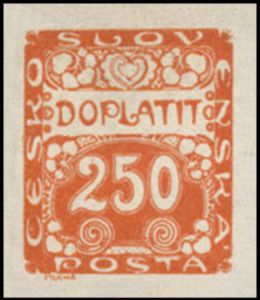 Czechoslovakia 1919 Postage Due-Czechoslovakia-StampPhenom