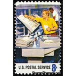 United States of America 1973 Postal Service: Mail Canceling