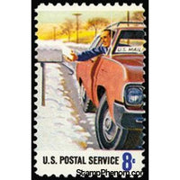 United States of America 1973 Postal Service: Rural Mail Delivery