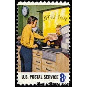 United States of America 1973 Postal Service: Stamp Counter