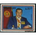 Paraguay 1972 Pres. Stroessner, Paraguay