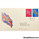 Queen Elizabeth II 25th Anniversary Coronation First Day Cover, Jersey, June 26, 1978-StampPhenom