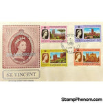 Queen Elizabeth II 25th Anniversary Coronation First Day Cover, St. Vincent, June 2, 1978-StampPhenom