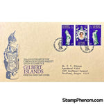 Queen Elizabeth II 25th Anniversary Coronation First Day Cover, The Gilbert Islands, April 21, 1978-StampPhenom