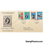 Queen Elizabeth II 25th Anniversary Coronation First Day Cover, The Seychelles, August 21, 1978-StampPhenom