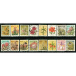 RSA Flowers , 16 stamps