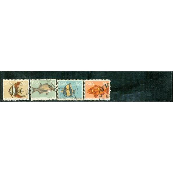 RSA Fishes , 4 stamps - RSA Fishes , 4 stamps