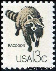 United States of America 1978 Raccoon (Procyon lotor)