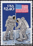 United States of America 1989 Raising the Flag on the Lunar Surface, July 20, 1969