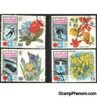 Ras Al Khaima Flowers , 4 stamps