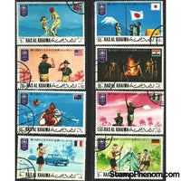 Ras Al Khaima Scouting , 8 stamps