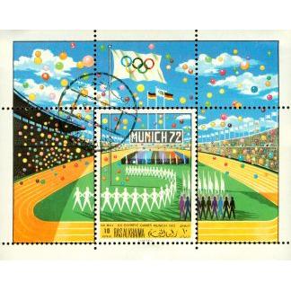 Ras Al Khaima Olympics Lot 3 , 1 souvenir sheet