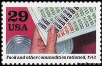 United States of America 1992 Ration coupons (Food and other commodities rationed)