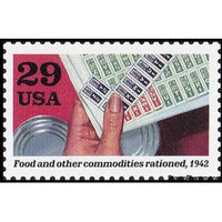 United States of America 1992 Ration coupons (Food and other commodities rationed)