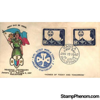 Regional Centenary World Camp, Philippines, January 19, 1957 First Day Cover