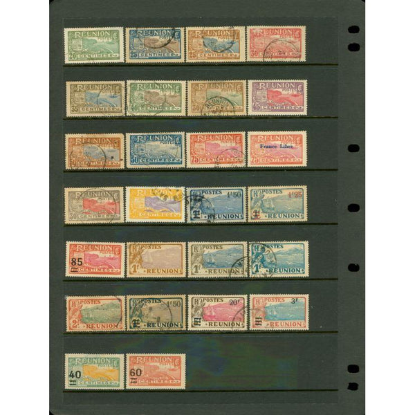 Reunion Lot , 26 stamps - Reunion Lot , 26 stamps