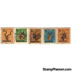 Rhodesia Antelopes , 5 stamps