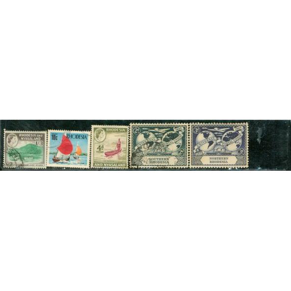 Rhodesia Lot , 5 stamps