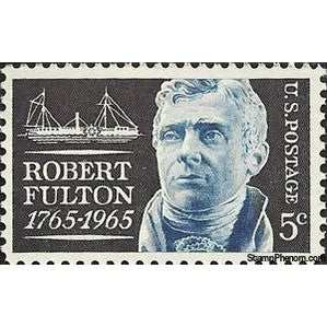 United States of America 1965 Robert Fulton and the Clermont