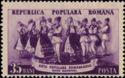 Romania 1953 Assorted Collection #1-Stamps-Romania-Used-Folk Dancers 35 B - Purple Violet-StampPhenom