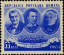 Romania 1953 Assorted Collection #1-Stamps-Romania-Used-Founders of the Theatre 55 B - Ultramarine-StampPhenom