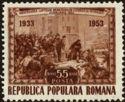 Romania 1953 Assorted Collection #1-Stamps-Romania-Used-Strike of Iron and Oil Workers 55 B - Brown-StampPhenom