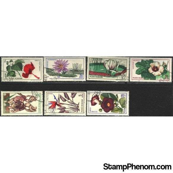 Romania Flowers , 7 stamps
