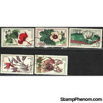 Romania Flowers Lot 3 , 5 stamps