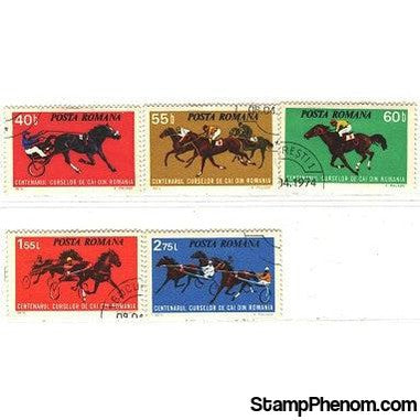 Romania Horses , 5 stamps