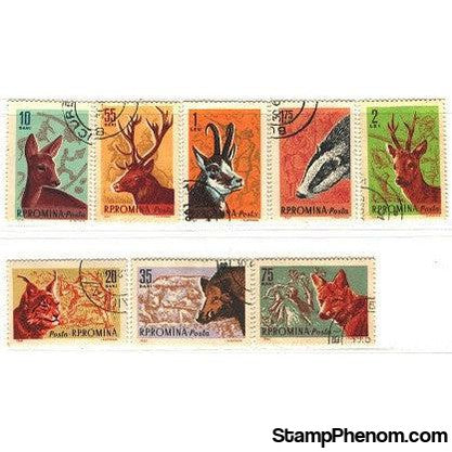Romania Lot 1 Animals, 8 stamps