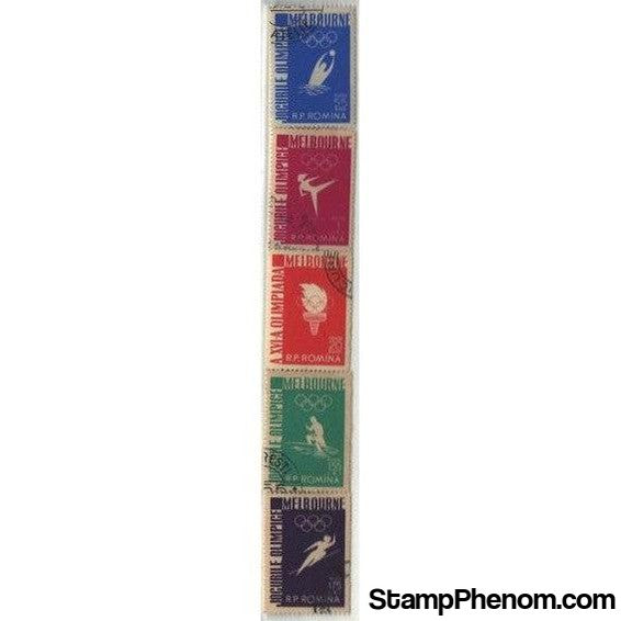 Romania Olympics , 5 stamps