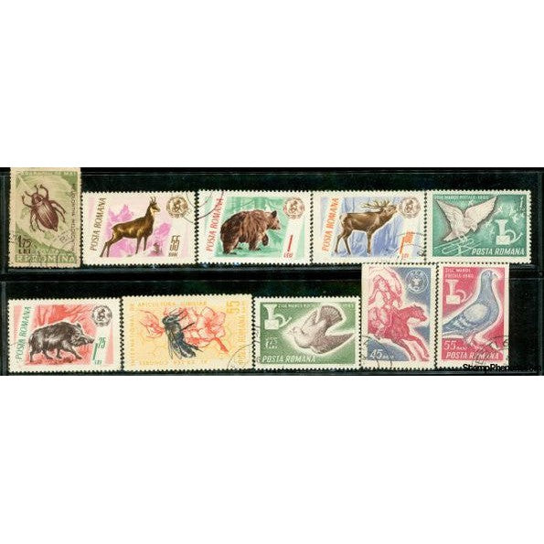 Romania Animals Lot 2 , 10 stamps