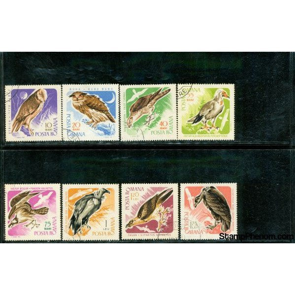 Romania Birds Lot 2 , 8 stamps