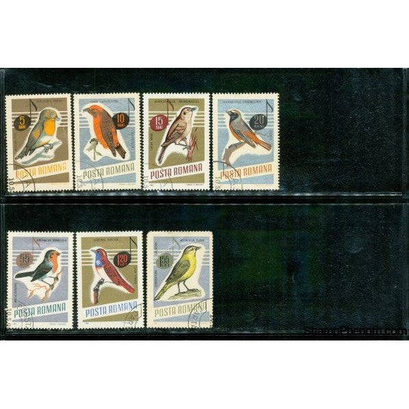 Romania Birds , 7 stamps