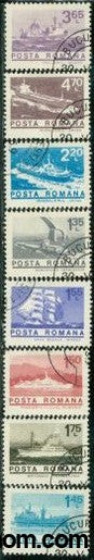 Romania Ships , 8 stamps