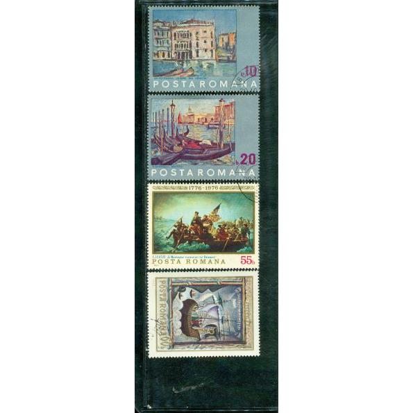 Romania Lot 3 , 4 stamps