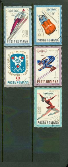 Romania Olympics Lot 12 , 5 stamps