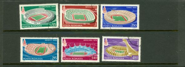 Romania Olympics Lot 3 , 6 stamps