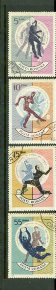 Romania Olympics Lot 5 , 4 stamps