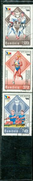 Romania Olympics Lot 8 , 3 stamps