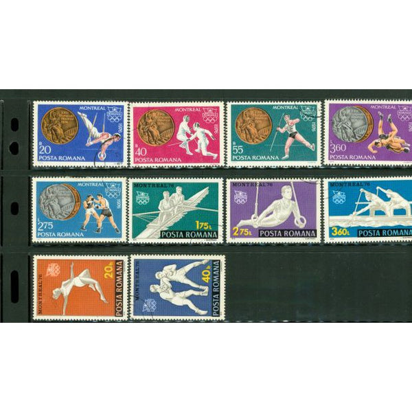 Romania Olympics , 10 stamps