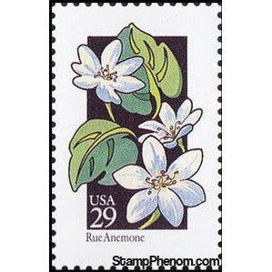 United States of America 1992 Rue Anemone (Thalictrum thalictroides)