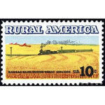 United States of America 1974 Rural America - Wheat Fields and Train