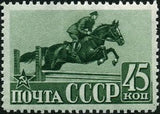 Russia 1941 Horsemanship, Clearing a Fence